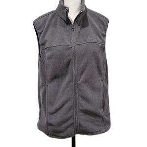 Cabela's Women's Size Small Gray Fleece‎ Vest EUC